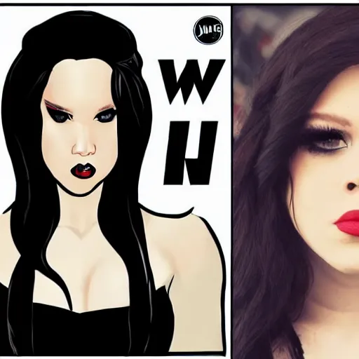 Image similar to Youtuber Blaire White as Marvel's Black Widow