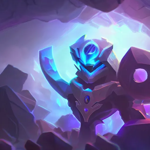 Prompt: Hextech, League of legends, gemstone, style of arcane, mechanical, Badge, glow in the dark, ethereal, the void, ominous background, very detailed, stylized, trending on artstation