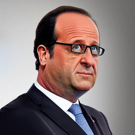 Image similar to François Hollande is Superman, realistic detailed photography