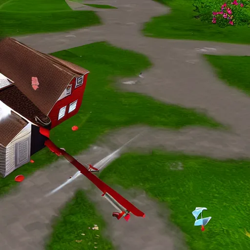 Image similar to tornado in the sims 2