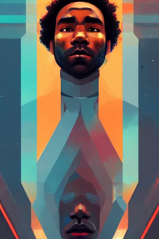 Prompt: Childish Gambino, curly hair, symmetrical! sci-fi, modern, colourful!! highly detailed, digital painting, artstation, concept art, sharp focus, illustration, by greg rutkowski