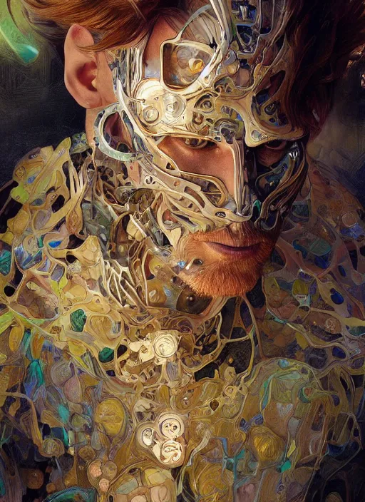 Image similar to lionel messi as a organic cyborg, diffuse lighting, fantasy, intricate, elegant, highly detailed, lifelike, photorealistic, digital painting, artstation, illustration, concept art, smooth, sharp focus, art by john collier and albert aublet and krenz cushart and artem demura and alphonse mucha