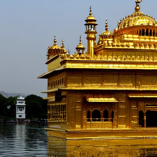 Image similar to a golden temple, ancient, architecture