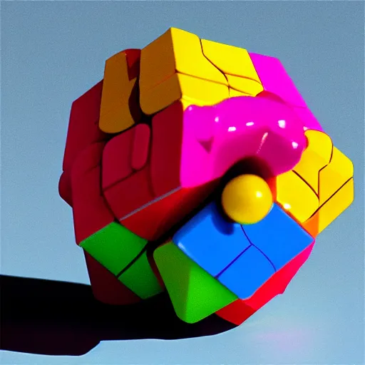 Prompt: rubix sphere