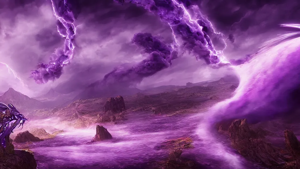 Prompt: a typical purple tornado, fantasy artwork, very very very beautiful scenery, hd, hdr, ue5, ue6, unreal engine 5, cinematic 4k wallpaper, 8k, ultra detailed, high resolution, artstation, award winning
