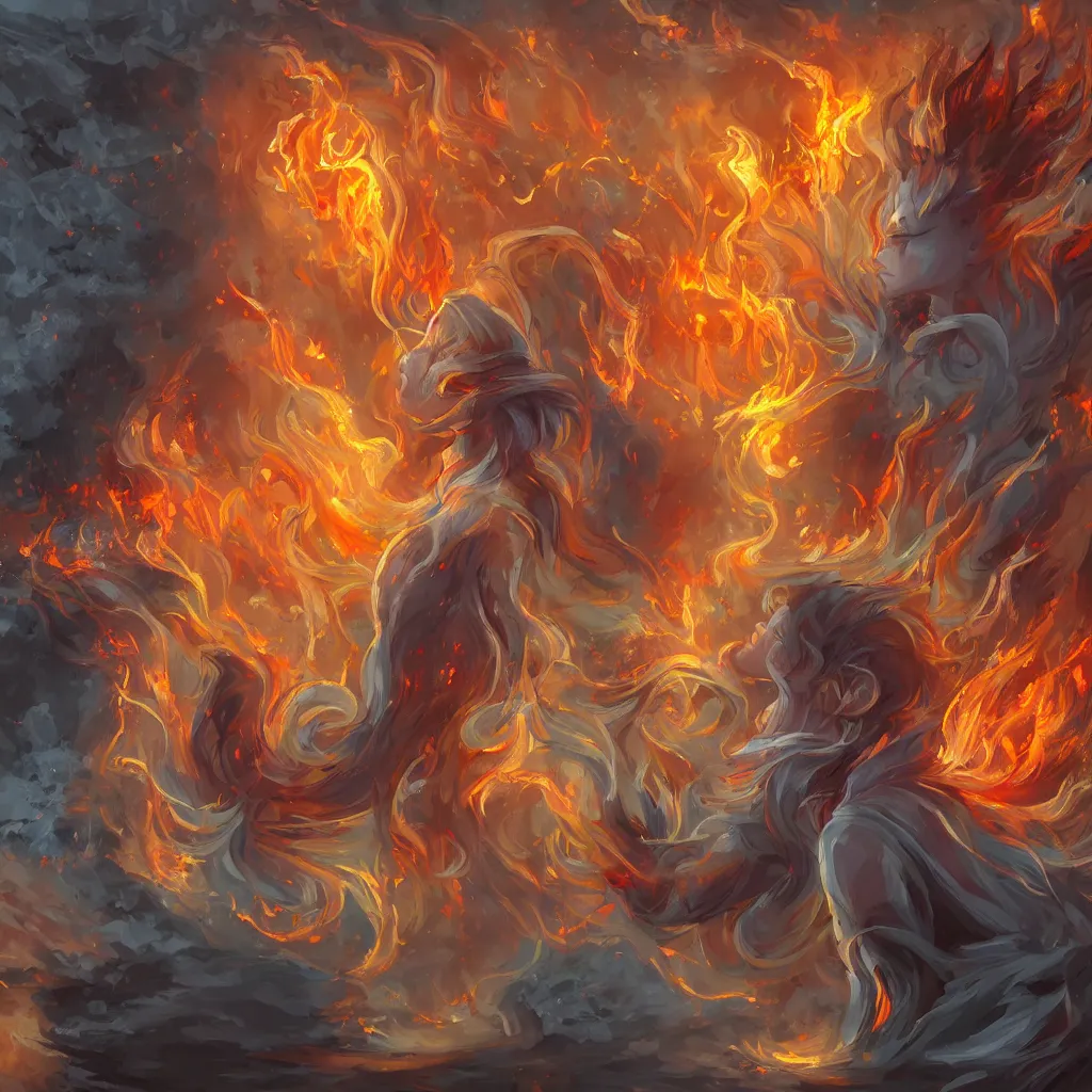 The large fire spirit was exposed, the big transformation was