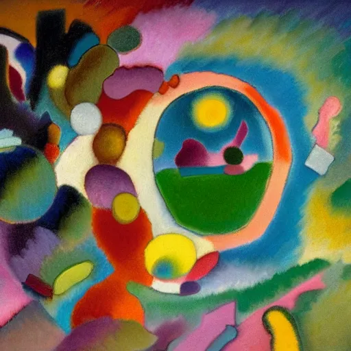 Prompt: Award Winning 85mm Photo of Photorealistic Mirror Illusion Scene in garden of Gethsemene by Kandinsky , abstract lighting