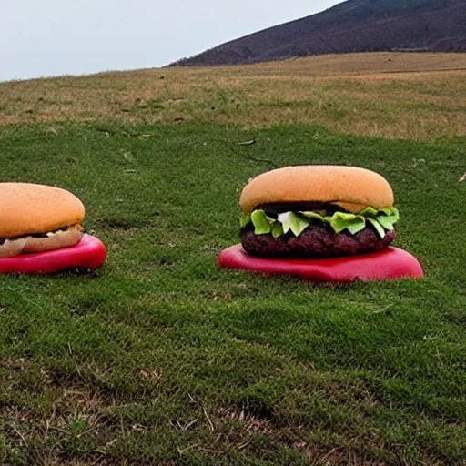 Image similar to 🍔, land Art