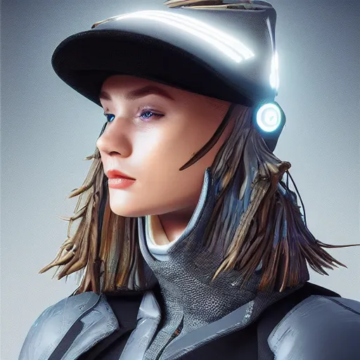 Image similar to a hat from the future, highly detailed, epic lighting, hyper photorealism, trending on artstation 8 k