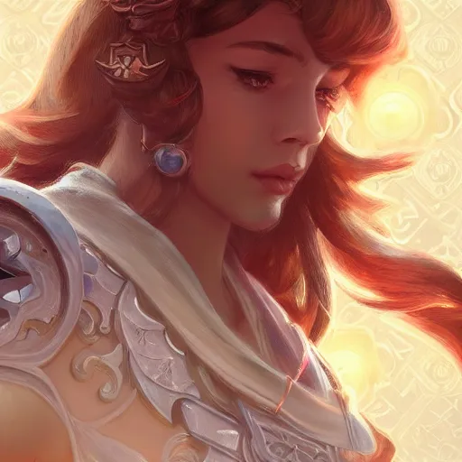 Image similar to Closeup of the video game character Kirby, fantasy, intricate, elegant, highly detailed, digital painting, artstation, concept art, matte, sharp focus, illustration, hearthstone, art by Artgerm and Greg Rutkowski and Alphonse Mucha