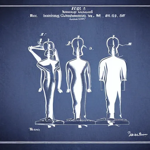 Prompt: Celebrity Cloning Device for the purpose of Infinite Celebrities Patent Illustration