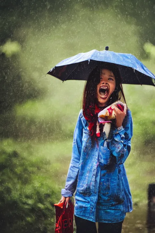 Prompt: buy life before rain! - captured by sony 3 5 mm f / 1. 8 oss alpha e - mount prime, hyper realistic, high definition