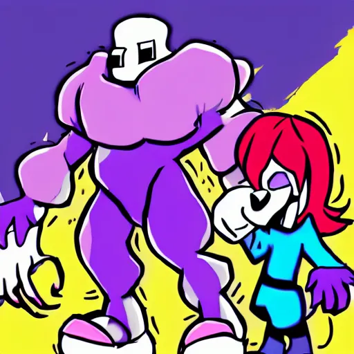 Image similar to deltarune spamton undertale art