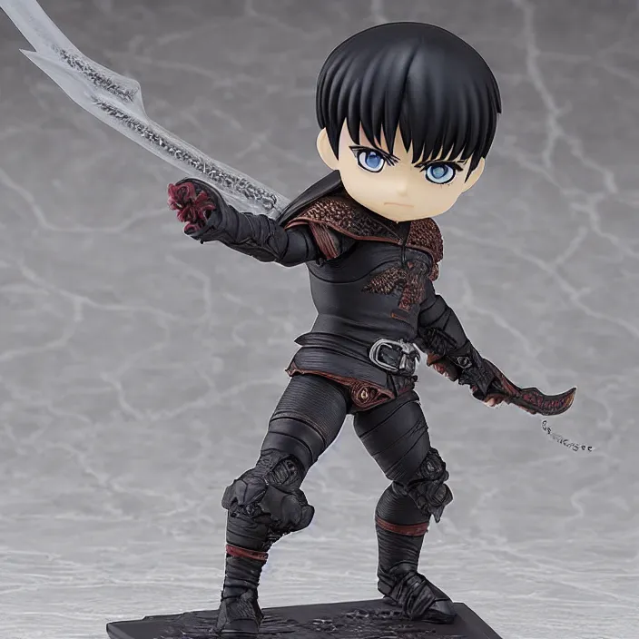 Image similar to Berserk, Guts, An anime Nendoroid of Guts, figurine, detailed product photo