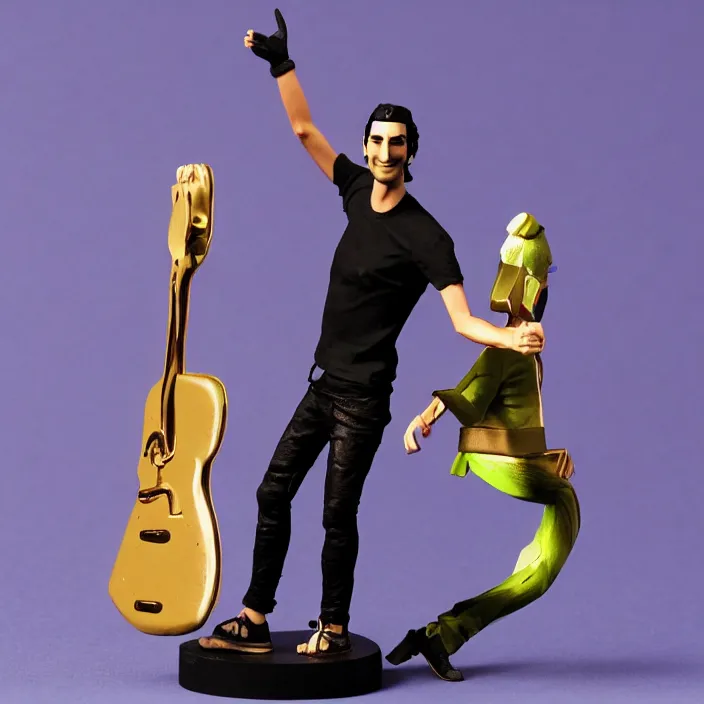 Prompt: jason silva pop up parade figure