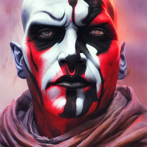 Prompt: dream portrait of Darth Maul, cameras, melting ,8k,by tristan eaton,Stanley Artgermm,Tom Bagshaw,Greg Rutkowski,Carne Griffiths, Ayami Kojima, Beksinski, Giger,trending on DeviantArt,face enhance,hyper detailed,minimalist,cybernetic, android, blade runner,full of colour W 1024