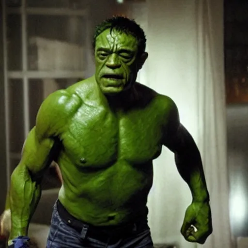 Prompt: Giancarlo Esposito as the Hulk