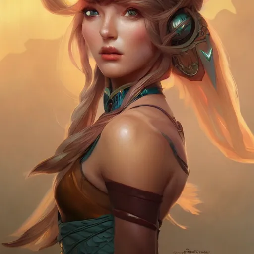 Image similar to perfectly - centered - portrait of woman from league of legends, intricate, highly detailed, digital painting, artstation, concept art, smooth, sharp focus, illustration, unreal engine 5, 8 k, art by artgerm and greg rutkowski and alphonse mucha