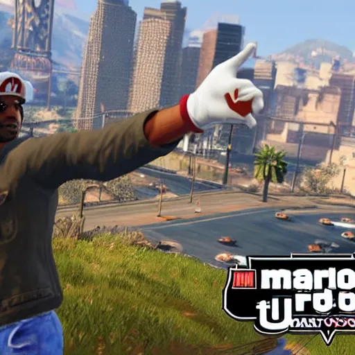 Image similar to mario judah in gtav