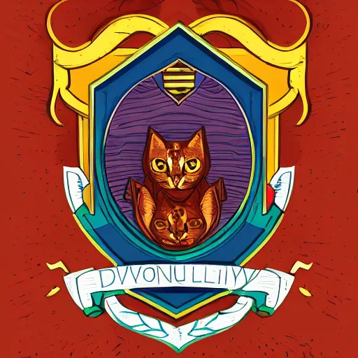 Prompt: devon rex family crest with macbook, style of kilian eng, light, high fantasy, illustration, tattoo