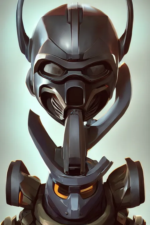 Image similar to epic mask helmet robot ninja portrait stylized as fornite style game design fanart by concept artist gervasio canda, behance hd by jesper ejsing, by rhads, makoto shinkai and lois van baarle, ilya kuvshinov, rossdraws global illumination radiating a glowing aura global illumination ray tracing hdr render in unreal engine 5