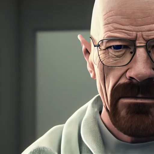 Prompt: Walter White finding a new hatch in lost, face enhance, insandely detailed, photo realistic, cinematic lighting, trending on artstation, 4k, hyperrealistic, focused, extreme details, unreal engine 5, cinematic, masterpiece