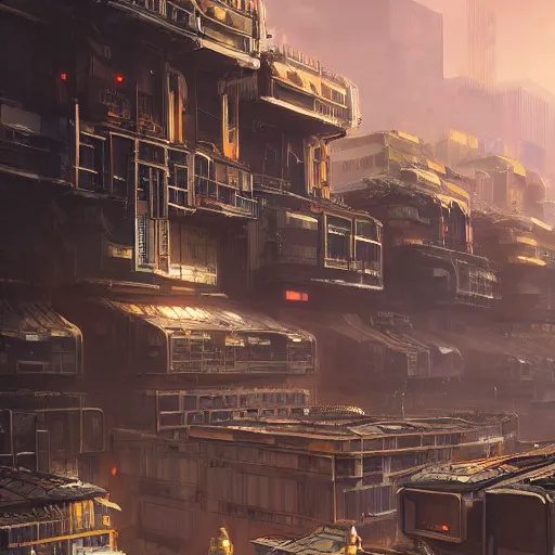 Image similar to A futuristic Tokyo solarpunk scientific metropolis on a sunny day, solar panels, art by Andreas Rocha and greg rutkowski, highly detailed, digital painting, matte painting, concept art, illustration, warm lighting, trending on artstation, very detailed