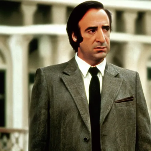 Image similar to still of saul goodman from the Godfather(1980)