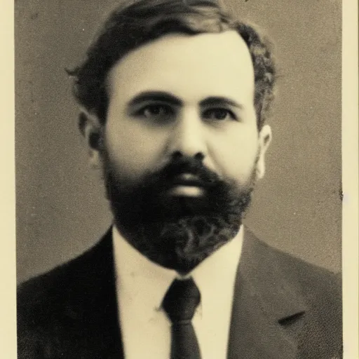 Image similar to photograph of Eliezer Yudkowsky