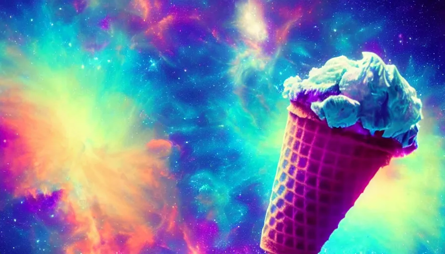 Image similar to stunning render of a cosmic - flavored