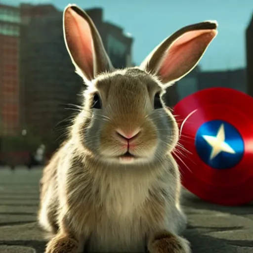 Image similar to a rabbit in the movie Avengers