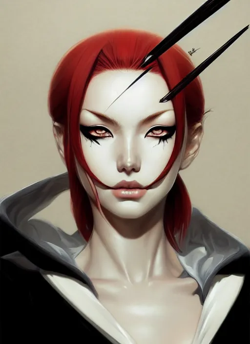 Image similar to portrait of bleach's ichigo, intricate, elegant, highly detailed, digital painting, artstation, concept art, smooth, sharp focus, illustration, art by artgerm, greg rutkowski, gil elvgren, symmetry!!