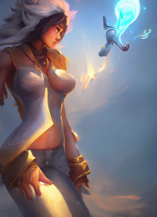 Image similar to taliyah, from league of legends, au naturel, pawg, dogal cıplak, hyper detailed, digital art, trending in artstation, cinematic lighting, studio quality smooth render, unreal engine 5 rendered, octane rendered, art style by kristen liu - wong and natalie krim and ian sprigger and wlop and krenz cushart