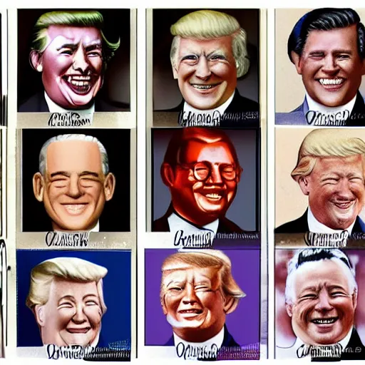 Prompt: all the presidents of the united states smiling