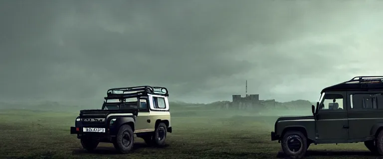 Land Rover Defender 110 (1985), an epic fantasy, | Stable Diffusion ...