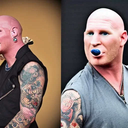 Image similar to bald corey taylor