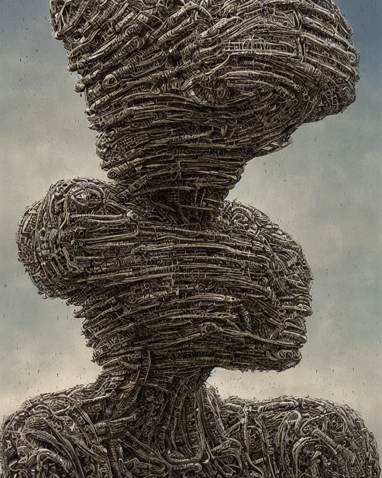 Prompt: photo of an alien by peter gric and hr giger