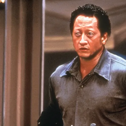 Prompt: Rob Schneider in Die Hard