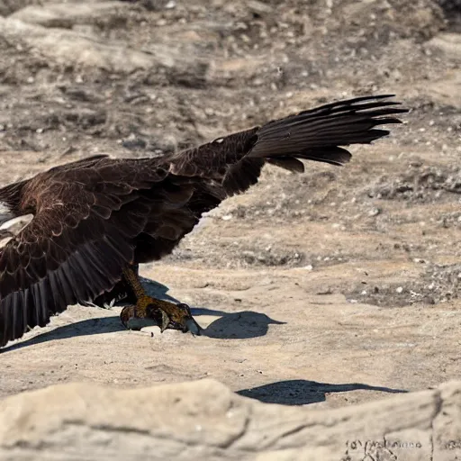 Image similar to eagle sinking claws into ouroboros