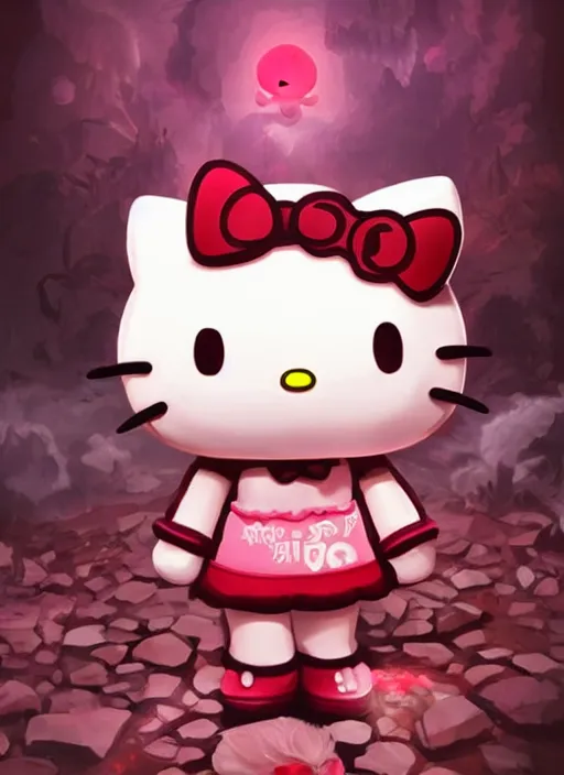 3D Beautiful Hello Kitty Wallpaper