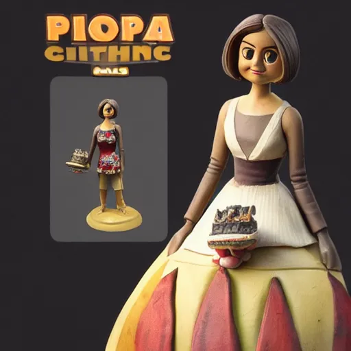 Image similar to jenna coleman figurine by pixar