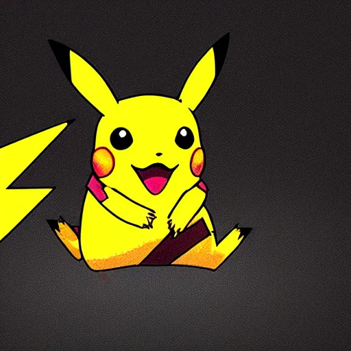 Image similar to a photo of pikachu in real life, 4K, high quality