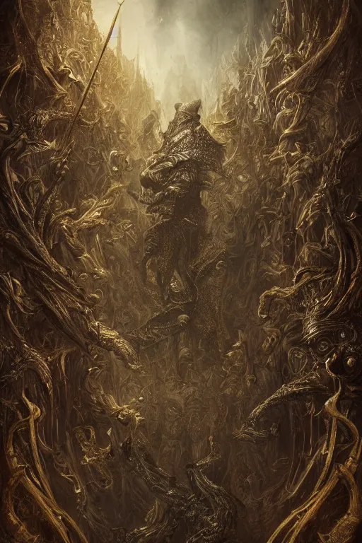 Prompt: neverending nothing, Dark Souls 3 themed, insanely detailed and intricate, golden ratio, elegant, ornate, luxury, elite, ominous, haunting, matte painting, cinematic, cgsociety, James jean, Brian froud, ross tran, Laputa