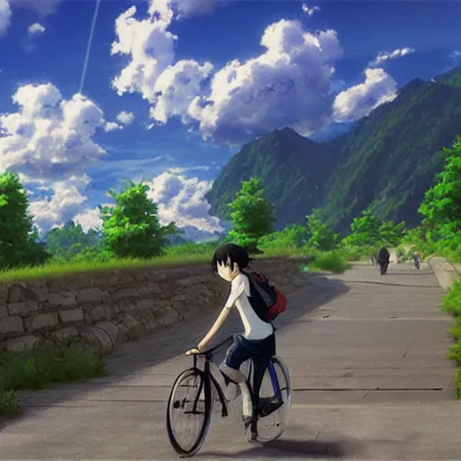 Prompt: photo realistic art by makoto shinkai