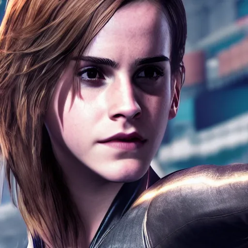 emma watson in tekken 7, ray tracing, ultra graphics, | Stable Diffusion