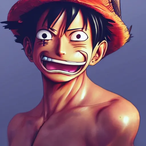 Image similar to luffy, highly detailed, artgerm style, artstation, soft light, sharp focus, illustration, concept art