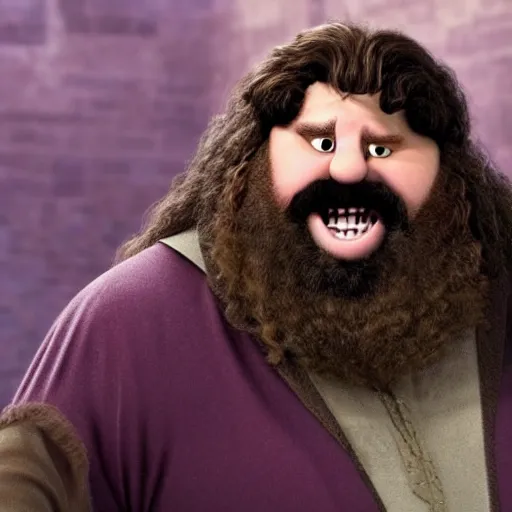 Image similar to Hagrid from Harry Potter as seen in Disney Pixar's Up (2009)