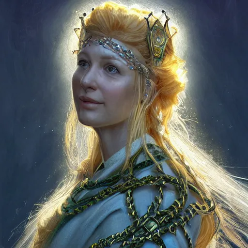 Prompt: an portrait of an happy female scottish celtic queen, detailed, centered, digital painting, artstation, concept art, donato giancola, Joseph Christian Leyendecker, WLOP, Boris Vallejo, Breathtaking, 8k resolution, extremely detailed, beautiful, establishing shot, artistic, hyperrealistic, beautiful face, octane render