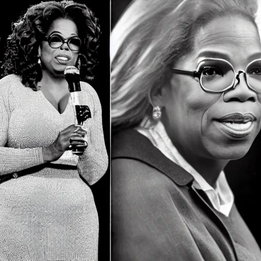 Prompt: oprah winfrey as the first woman on the moon