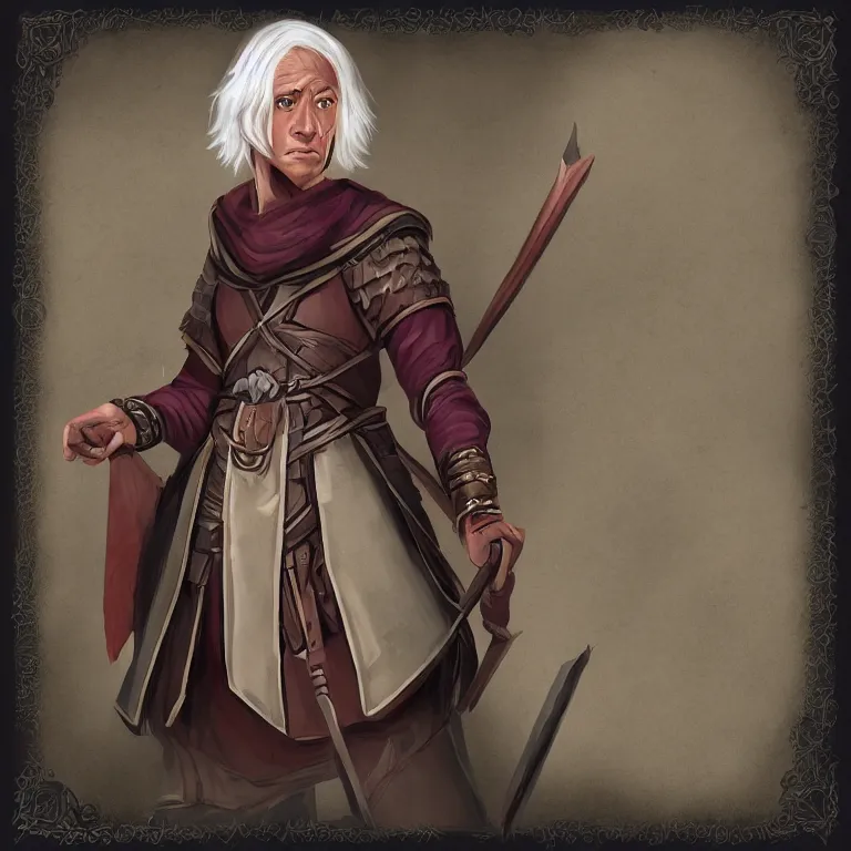 prompthunt: female dwarf cleric, d&d, Wayne Reynolds